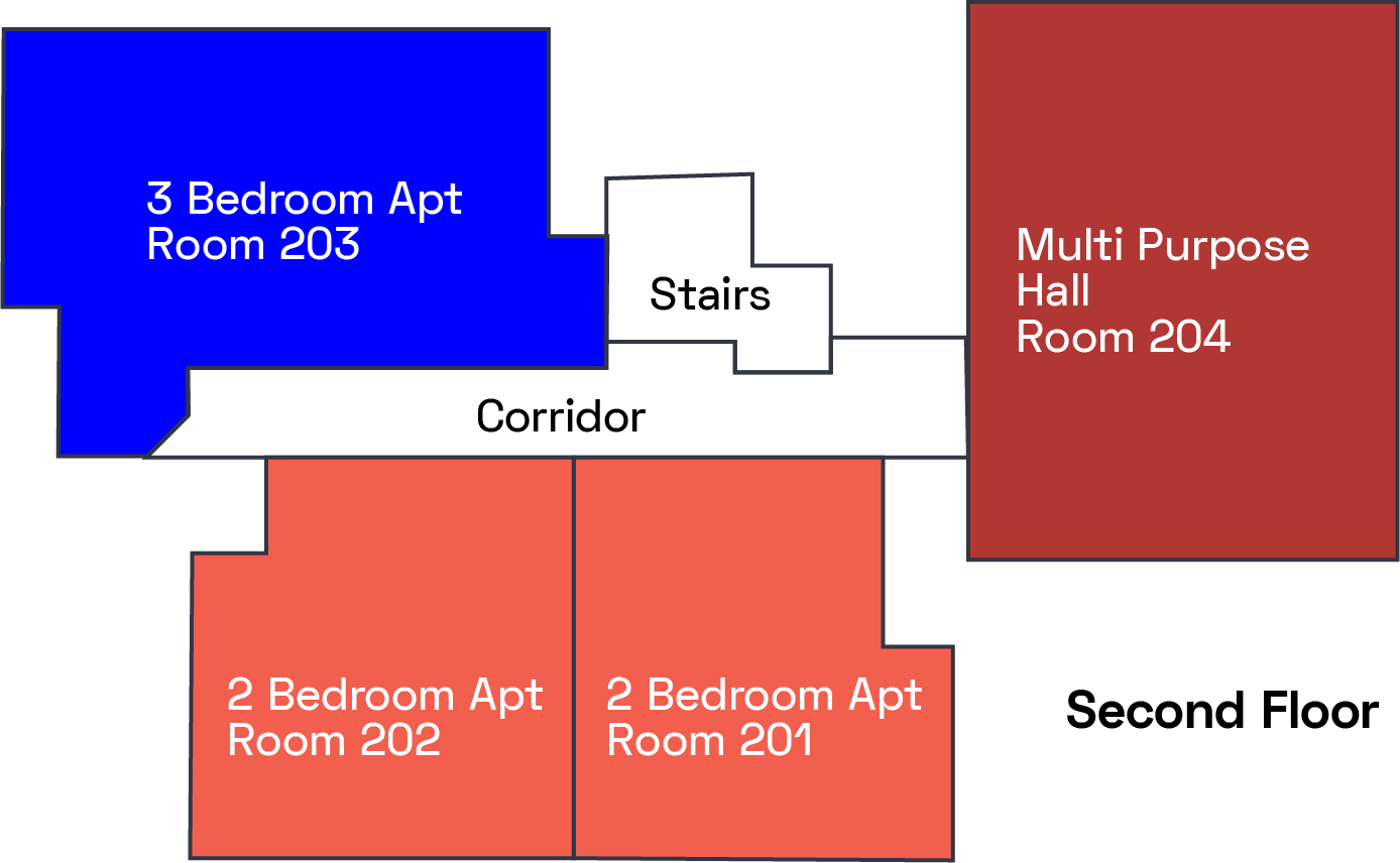 second floor plan