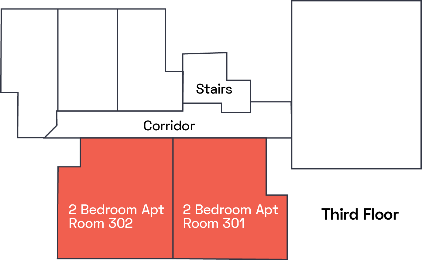 2 Bedroom unit 3