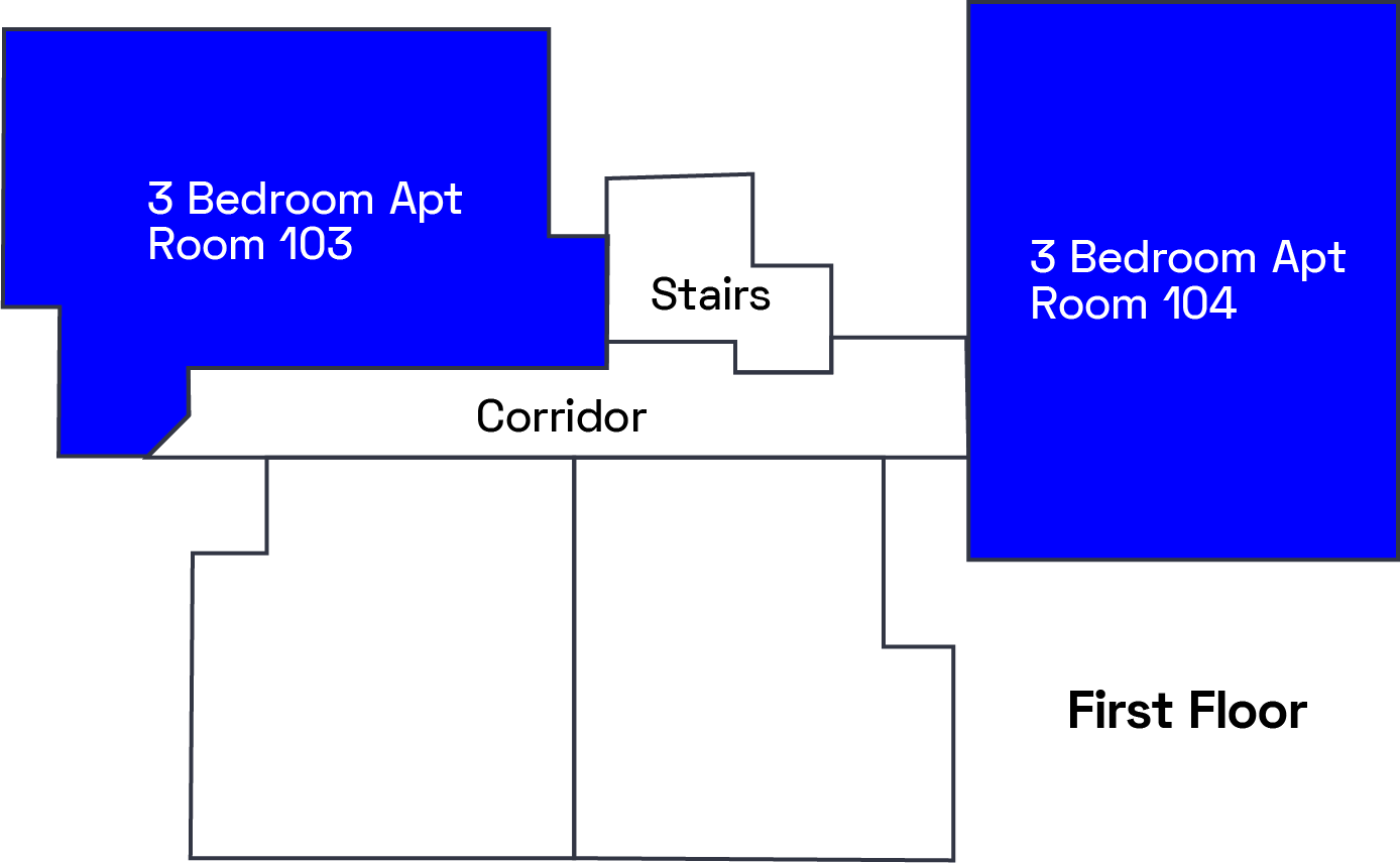3 Bedroom unit 1